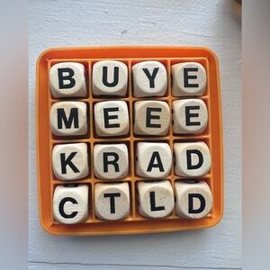 1976 Parker Brothers Boggle Hidden Word Game, Vintage Box Set